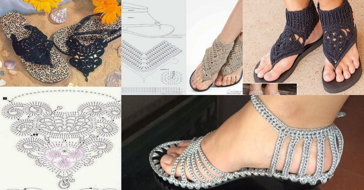 crochet sandals ideas