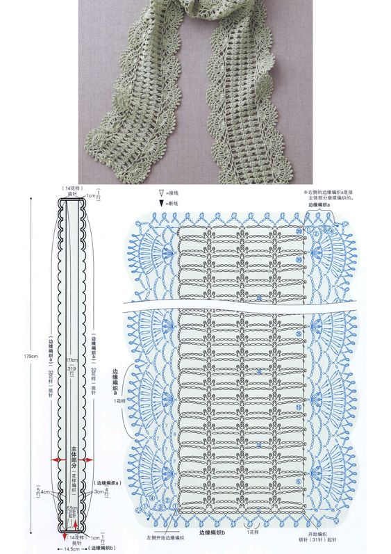 crochet scarf graphics 2