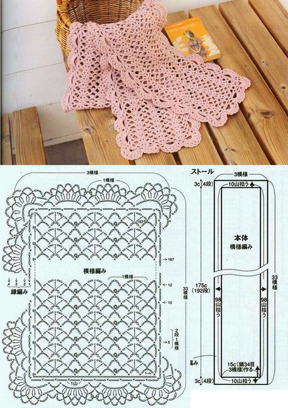 crochet scarf graphics 3