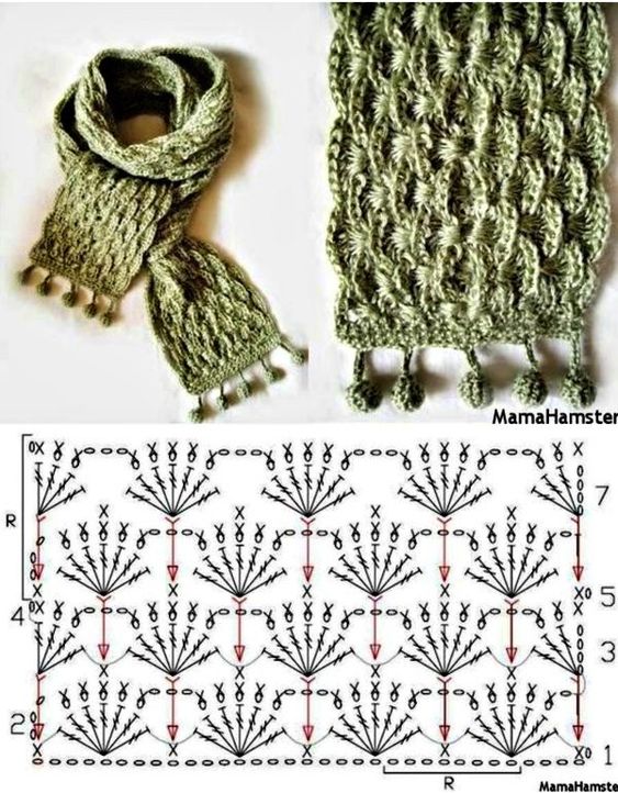 crochet scarf graphics 7