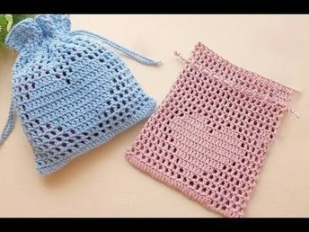 crochet scented sachet bag tutorial