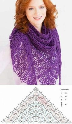 crochet shawls tutorial patterns 7