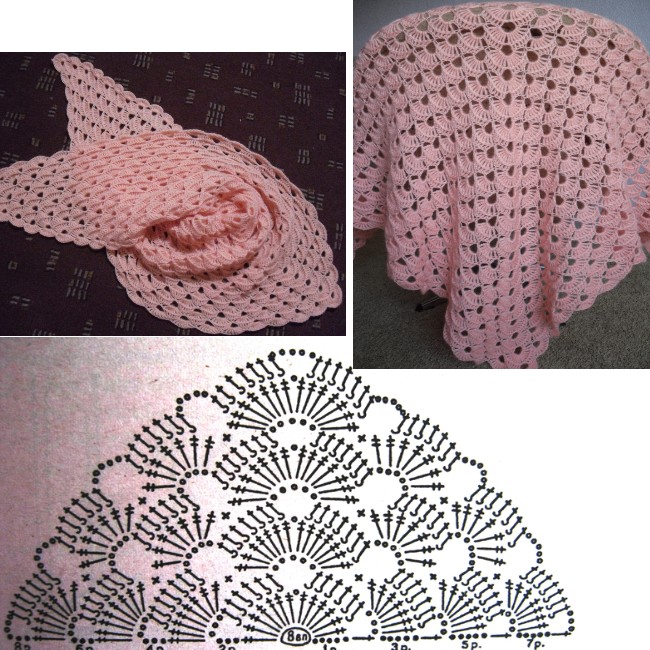 crochet shawls tutorial patterns 9