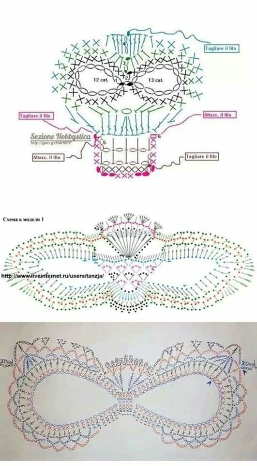 crochet skull graphiques ideas 3