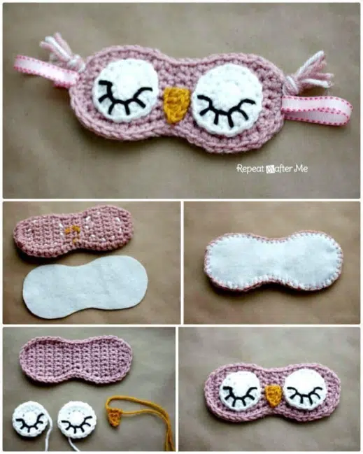 crochet sleep mask ideas 9