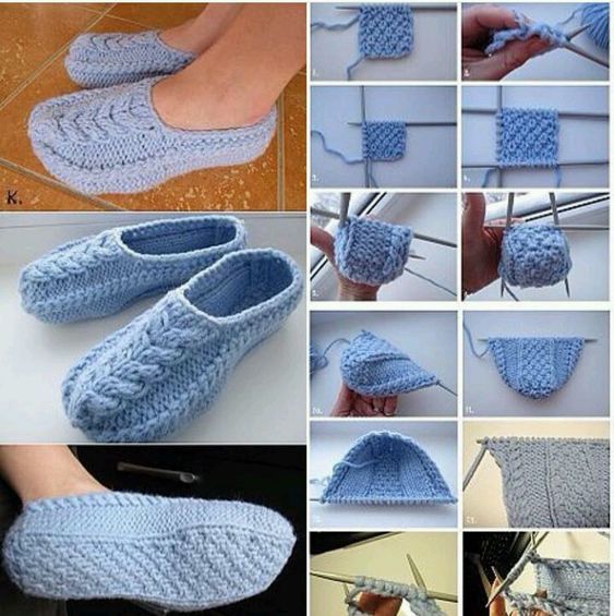 crochet slipper patterns for staying at home 2