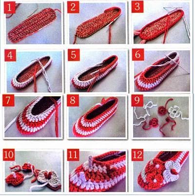 crochet slipper patterns for staying at home 5