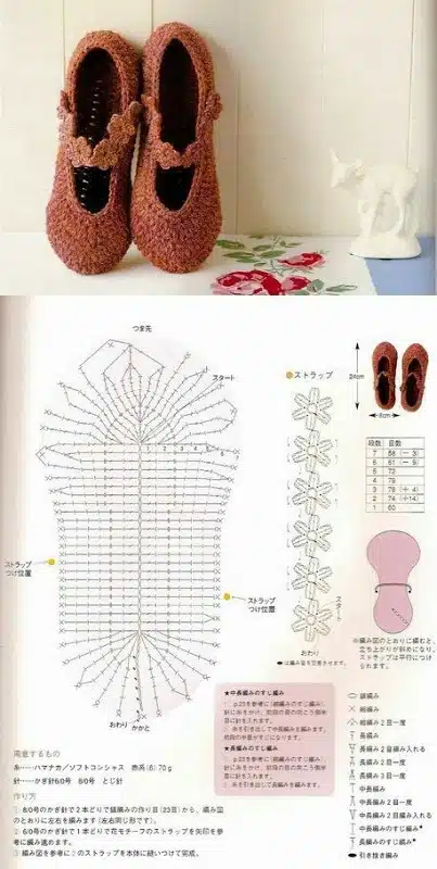 crochet slippers with patterns