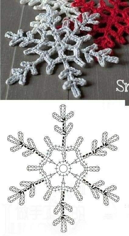 crochet snowflake graphics 12