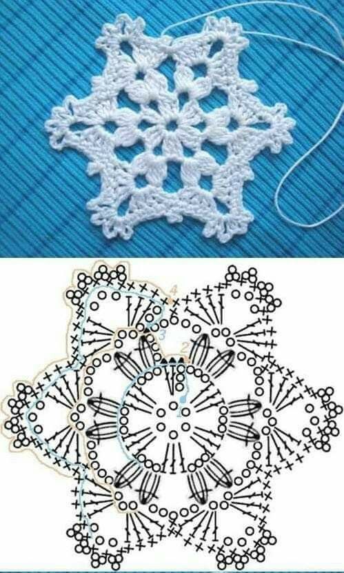 crochet snowflake graphics 4