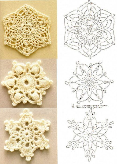 crochet snowflake graphics 5