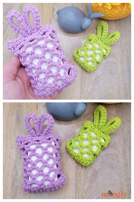 crochet soap holder 2