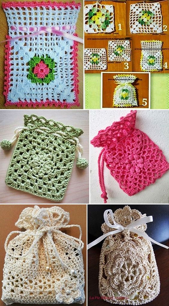 crochet soap holder 4