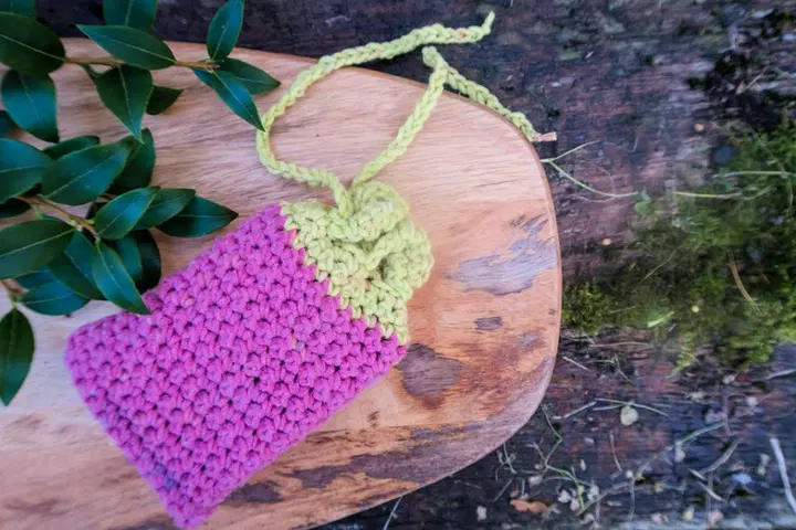 crochet soap holder pattern 1
