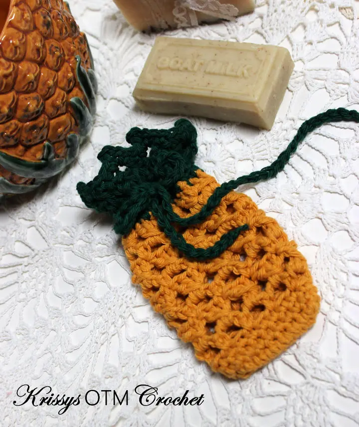 crochet soap holder pattern 2
