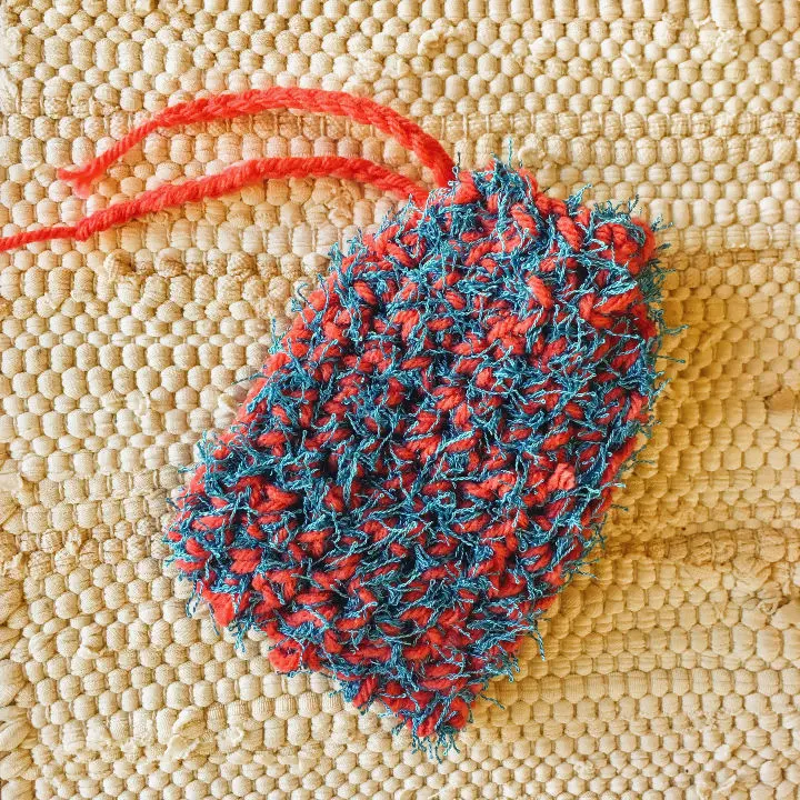 crochet soap holder pattern 4
