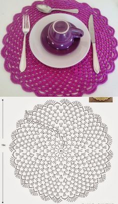 crochet sousplat ideas 10