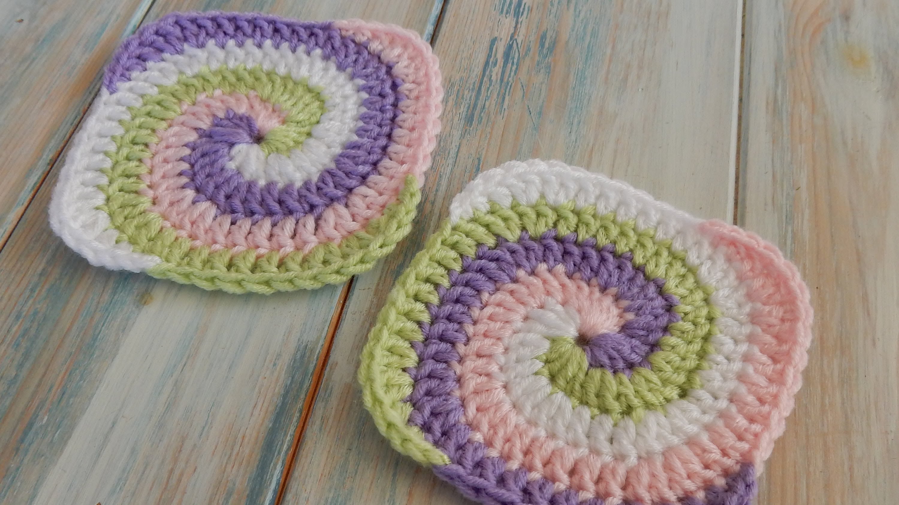 crochet spiral granny square