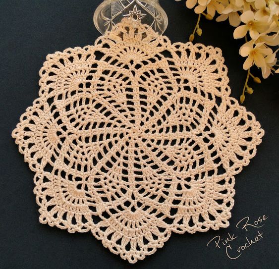 Crochet Spring Song Doily