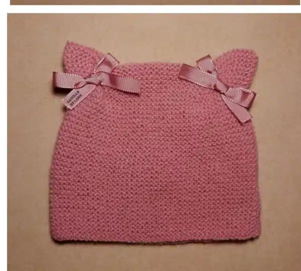 crochet square baby hat 4