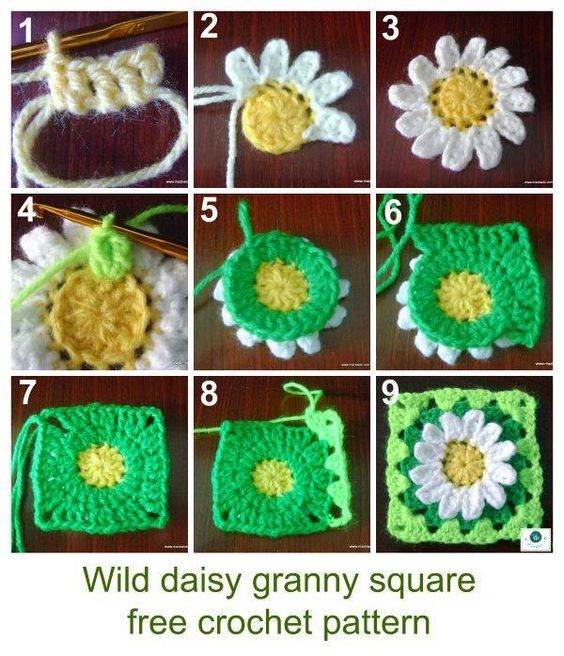 crochet square ideas for blankets 1