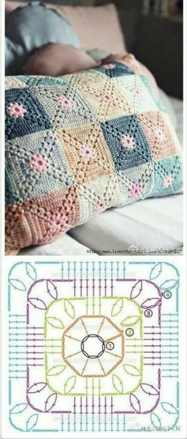 crochet square ideas for blankets 5