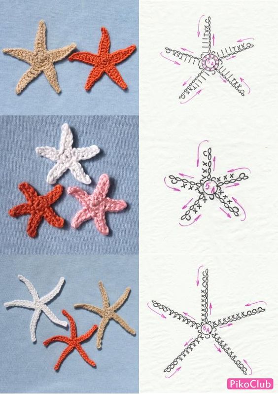crochet starfish ideas 1
