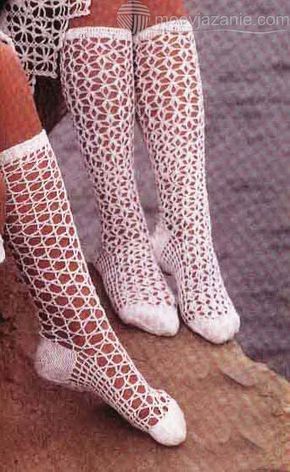 crochet stockings free pattern