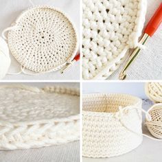 crochet storage baskets 11