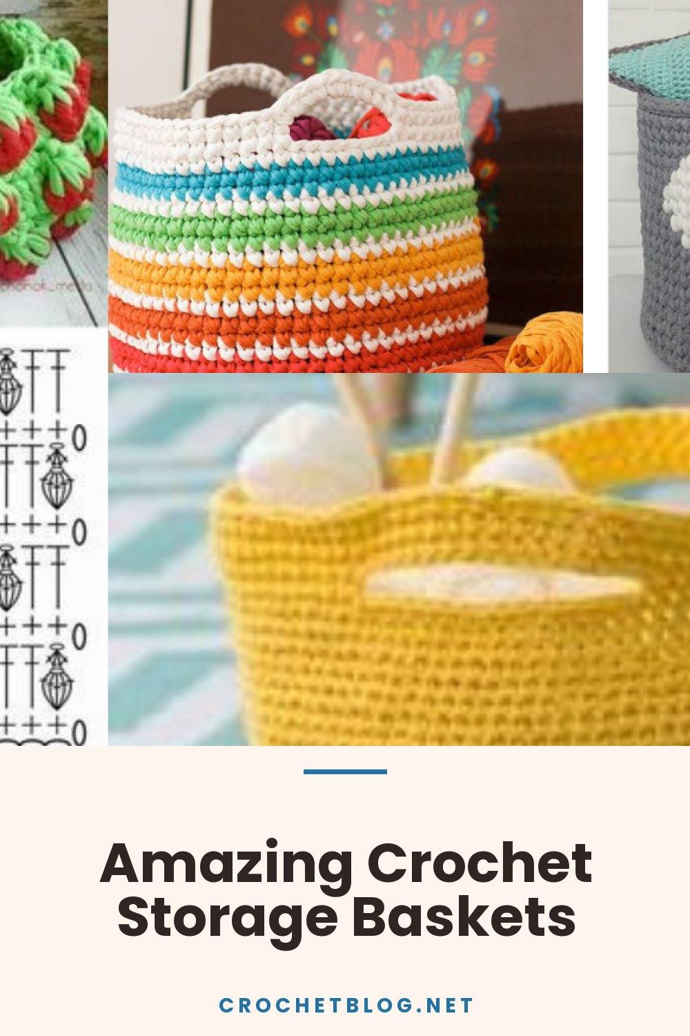 Amazing Crochet Storage Baskets