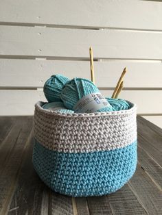 crochet storage baskets 3