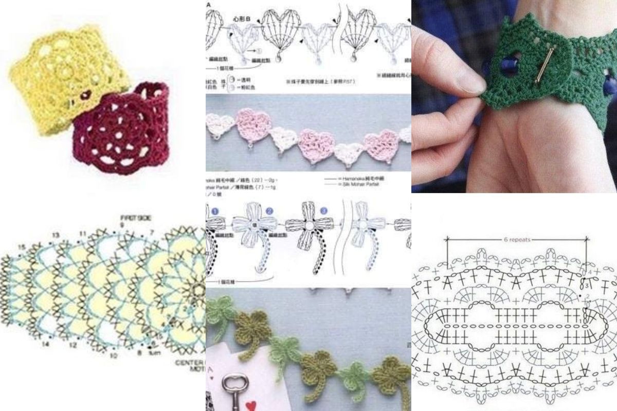 crochet summer bracelets 11