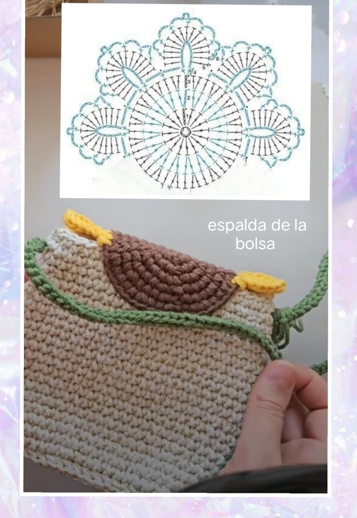 crochet sunflower bag 1