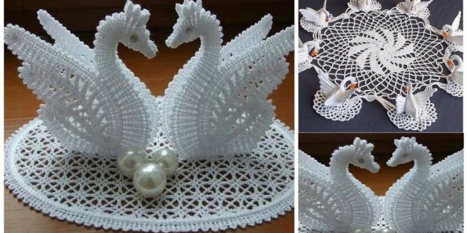 crochet swan