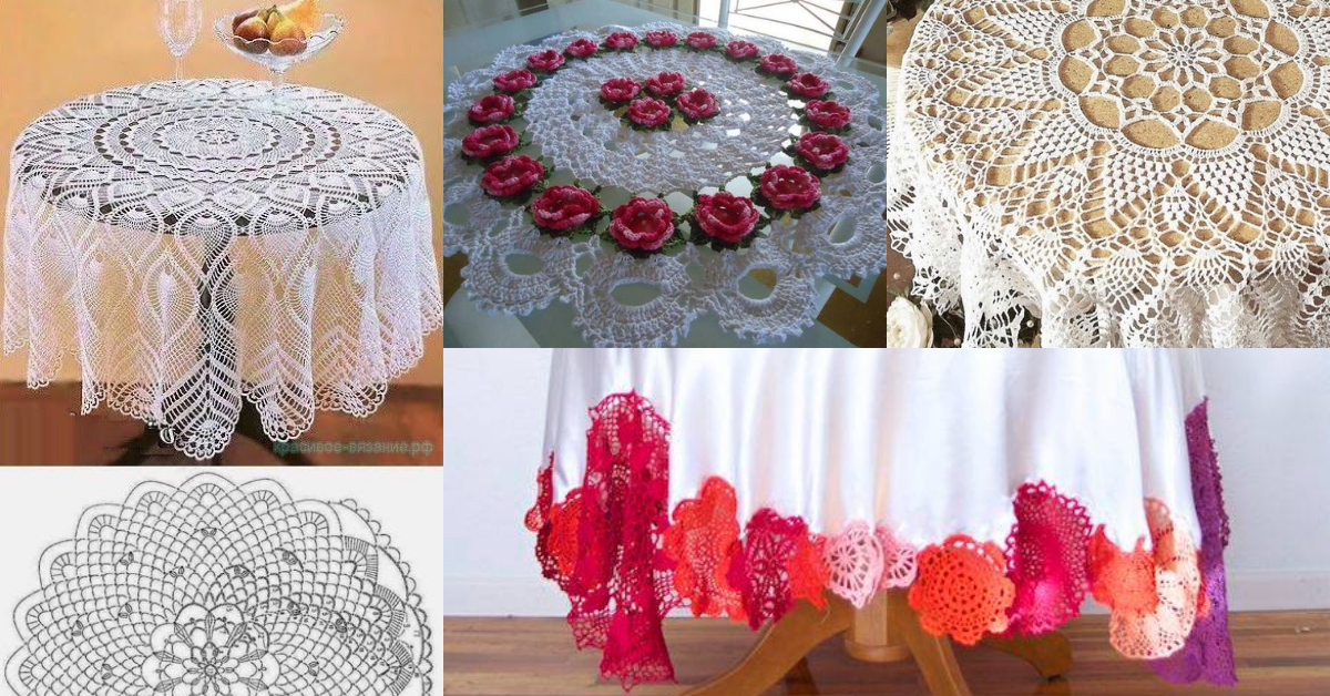 crochet tablecloths ideas graphics