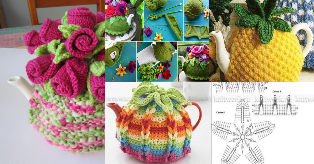 crochet teapot cover pattern