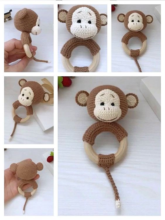 crochet teething ring for baby 5