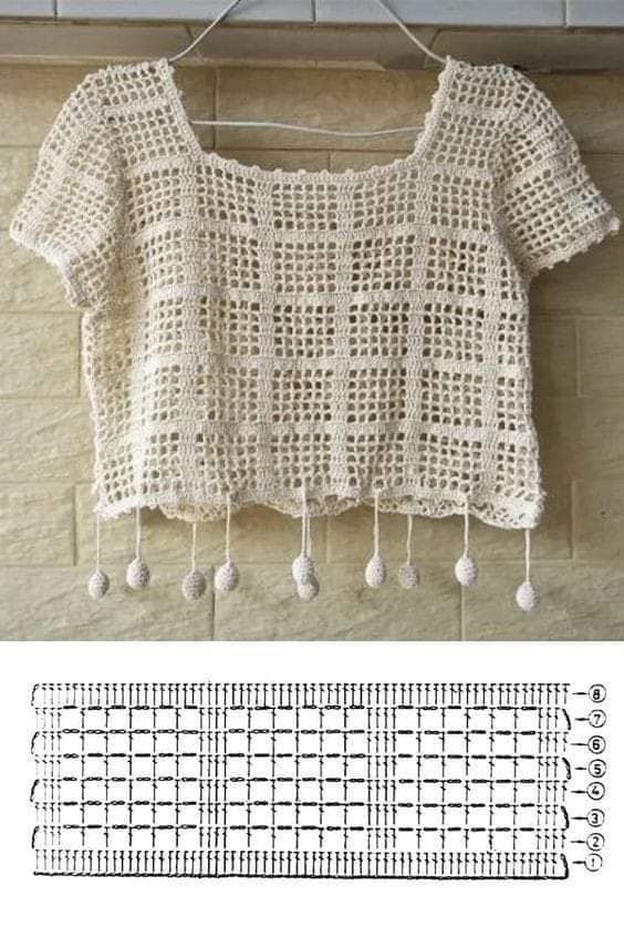 crochet tops to rock at parties 4