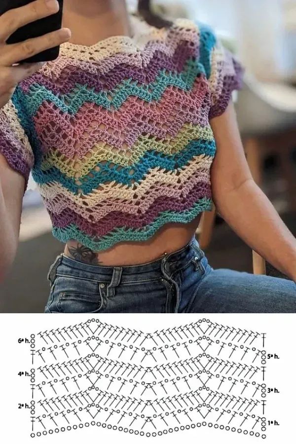 crochet tops to rock at parties 5