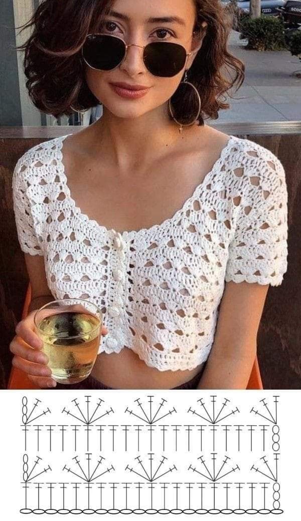 crochet tops to rock at parties 6