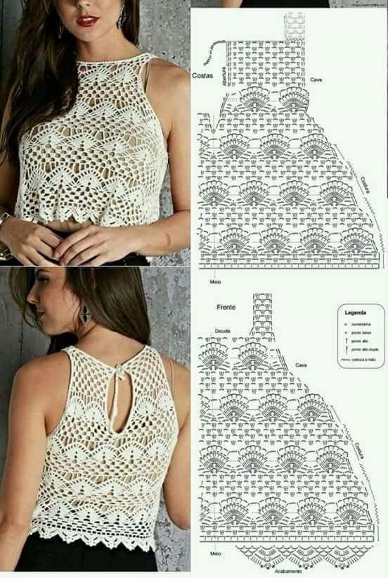 crochet tops to rock at parties 8