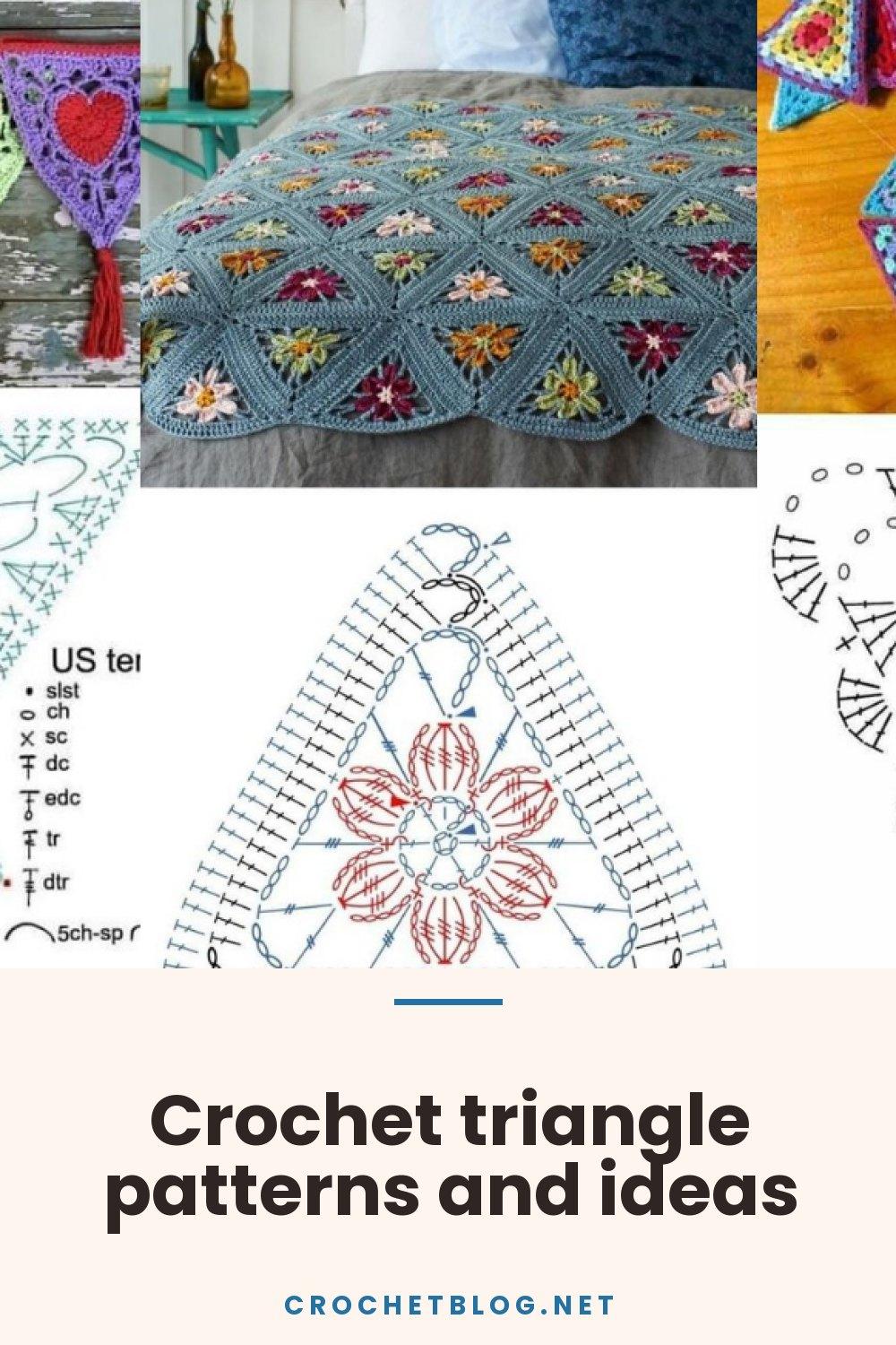 Crochet triangle patterns and ideas