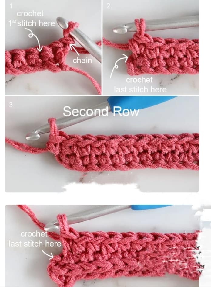 crochet tulip step by step 1