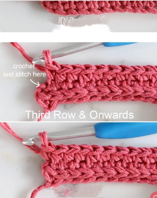 crochet tulip step by step 2