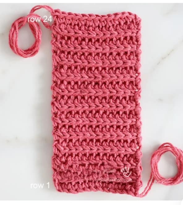 crochet tulip step by step 3