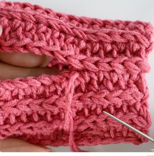 crochet tulip step by step 4