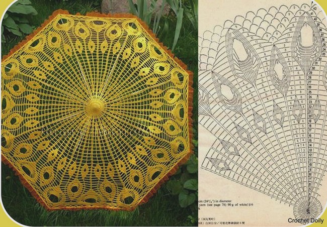 crochet umbrellas with diagrams 10