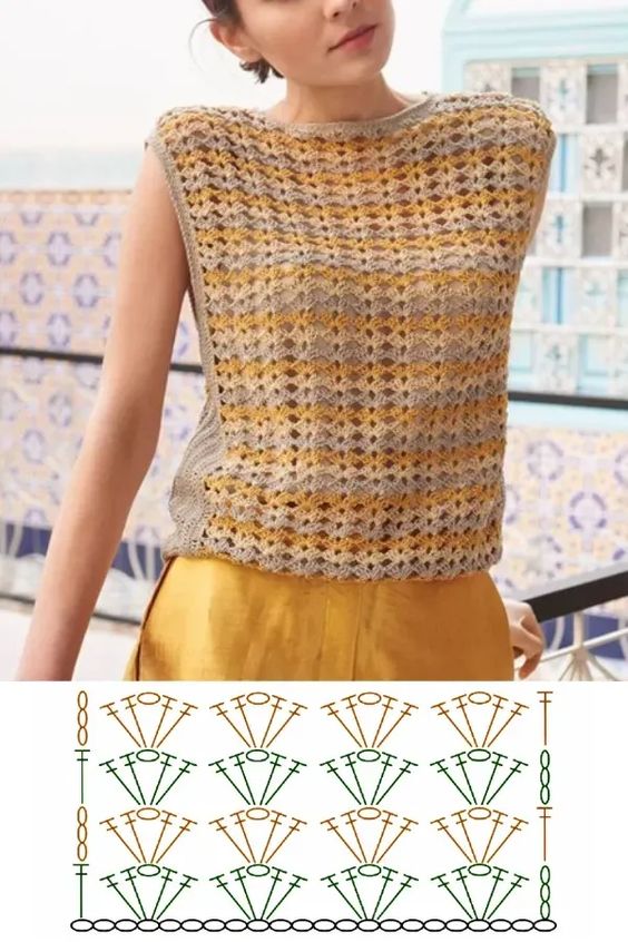 crochet vest graphics 1