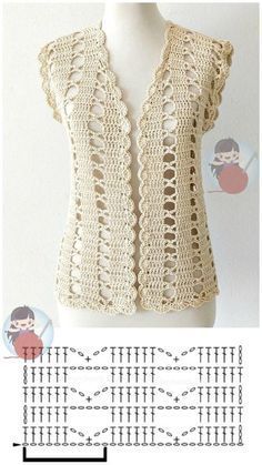 Crochet Vest: 15 Graphics To Inspire