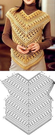 crochet vest graphics 3